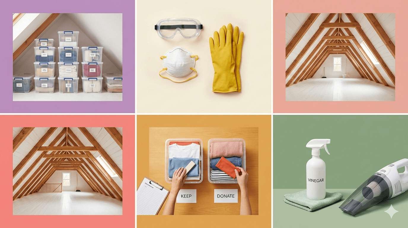 How to Clean and Organise Your Attic in 9 Simple Steps