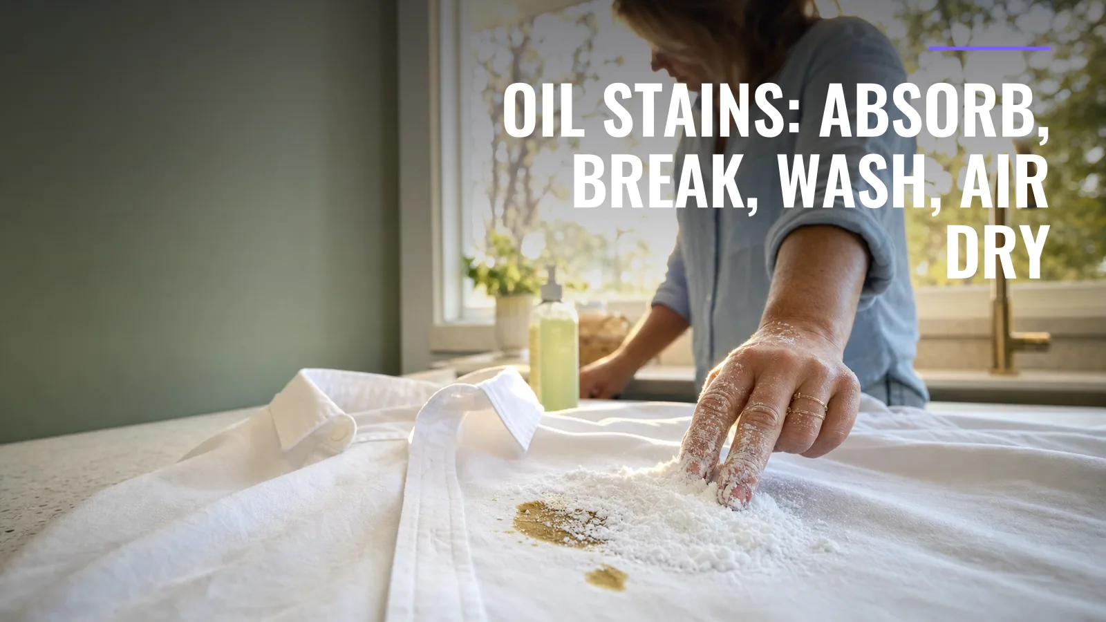 How to Get Oil Stains Out of Clothes — Fresh, Set-In and Already Dried