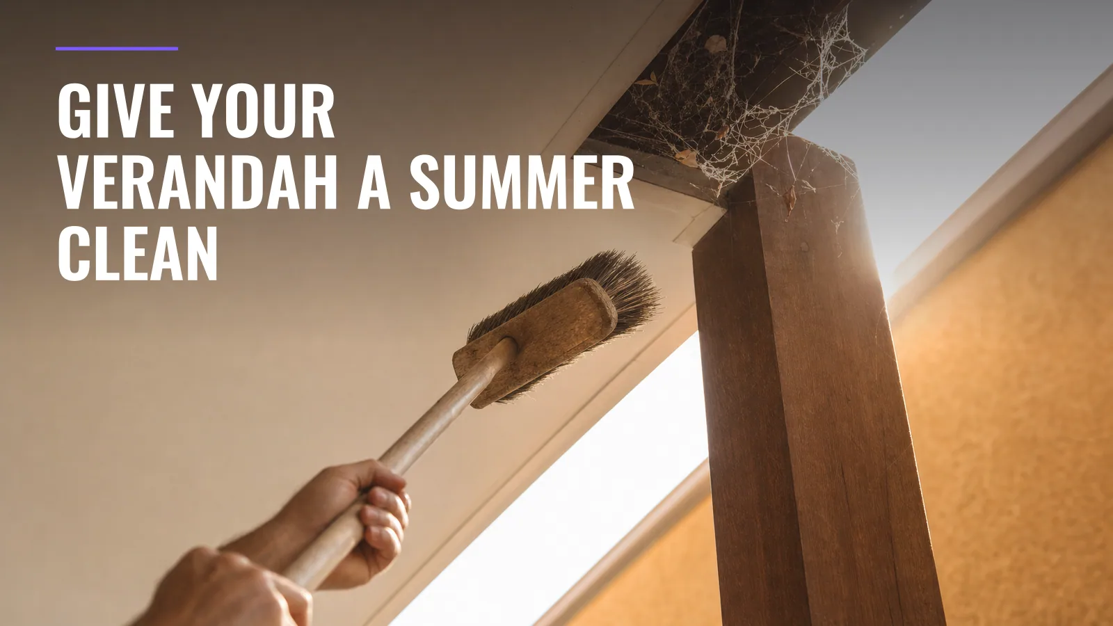 How to Clean Your Porch or Verandah