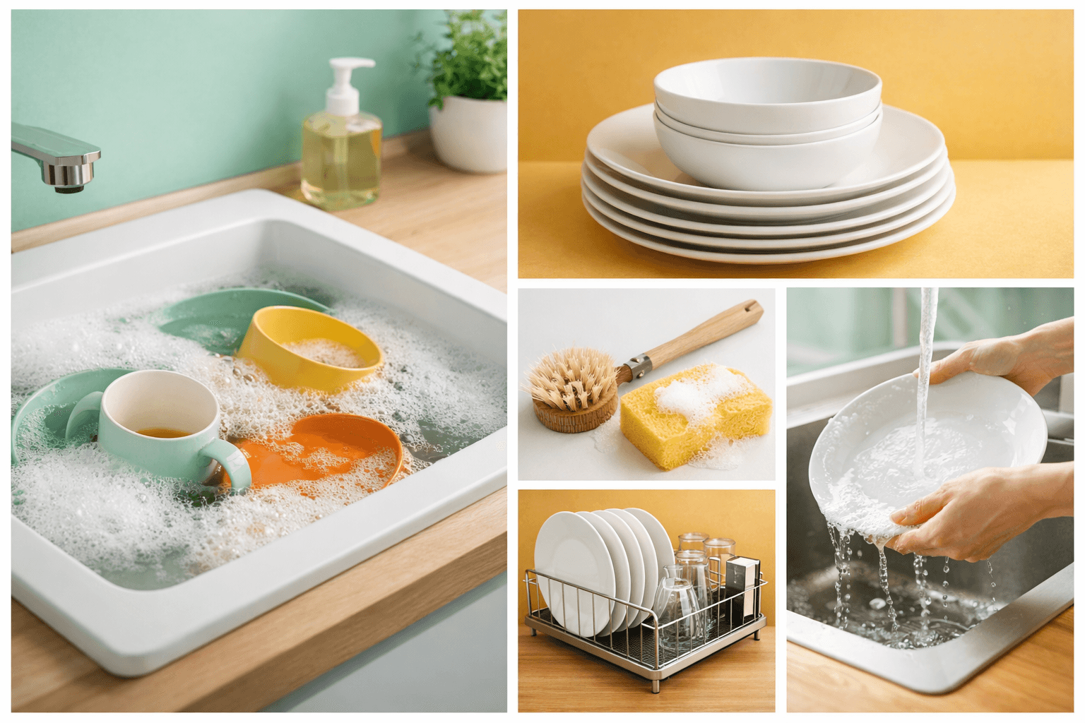 How to Wash Dishes by Hand — No Dishwasher, No Worries