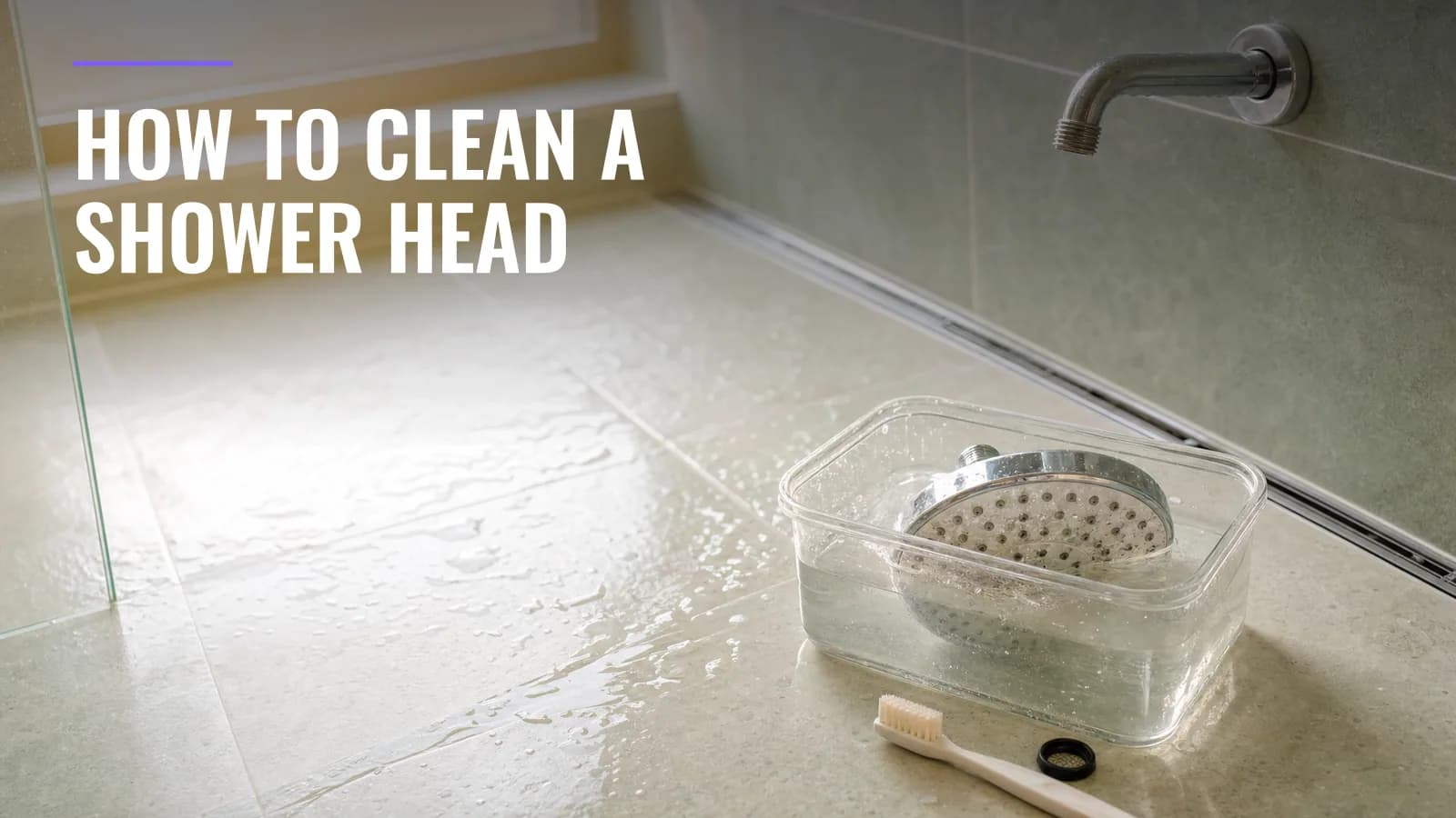 How to Clean a Shower Head (Every Finish)