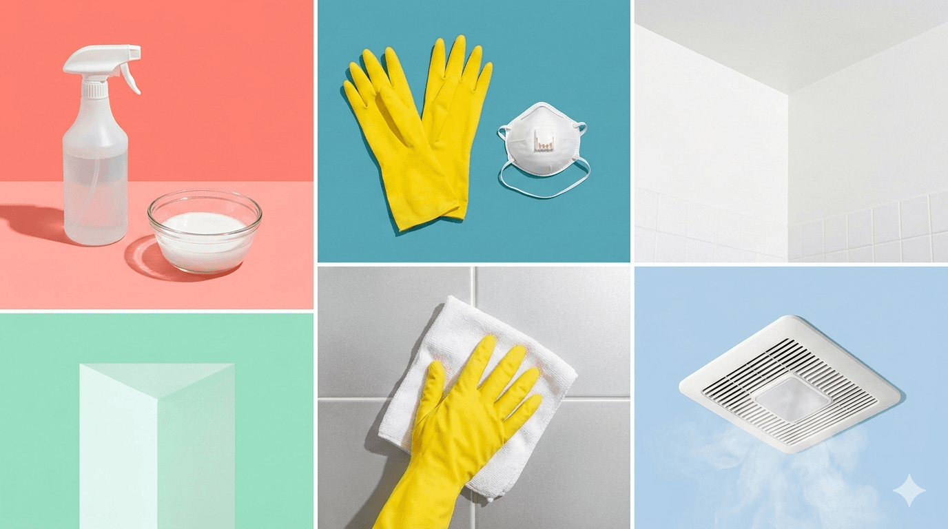 How to Remove Mould from Walls and Ceilings Safely