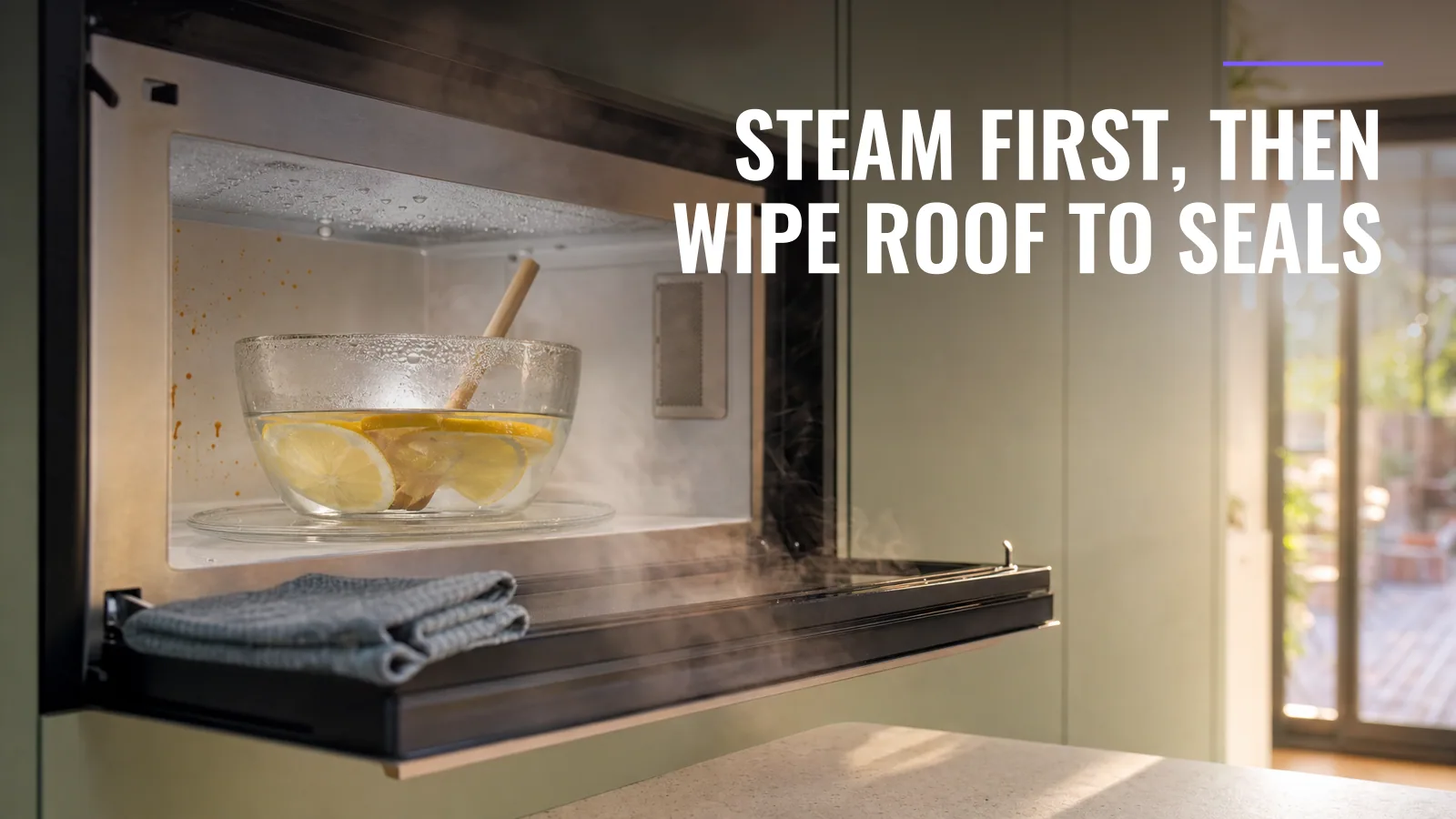 How to Clean a Microwave Inside and Out: The Steam Method, the Wipe Order and What Not to Do