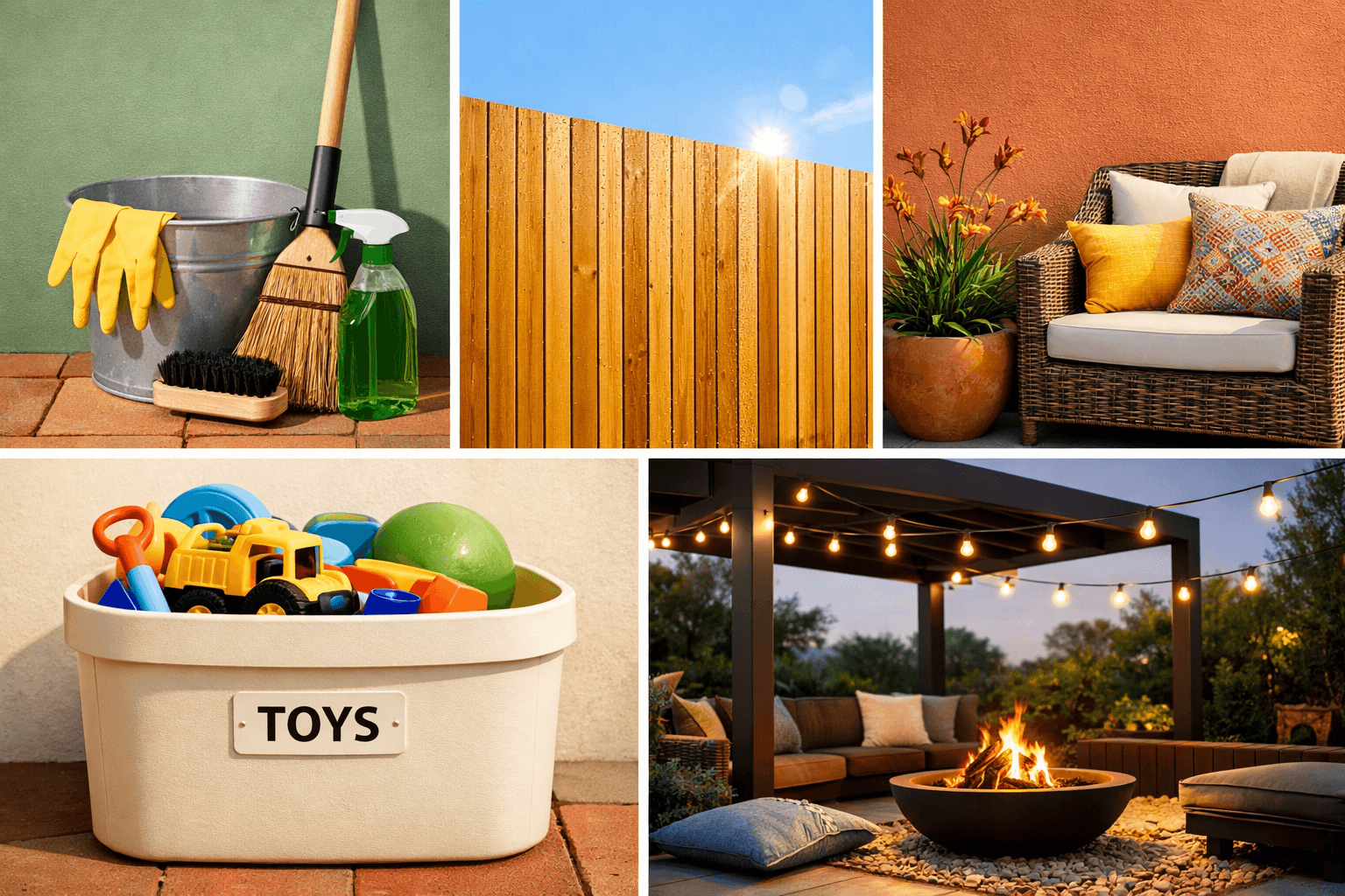 How to Clean, Organise & Decorate Your Backyard — A Busy Parent's Guide