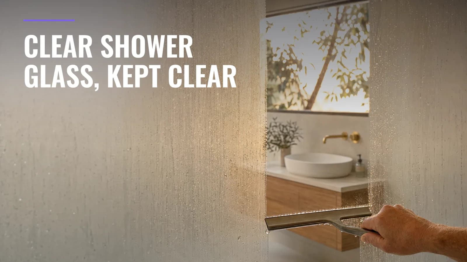 How to Clean Shower Glass (and Keep Soap Scum Off It)