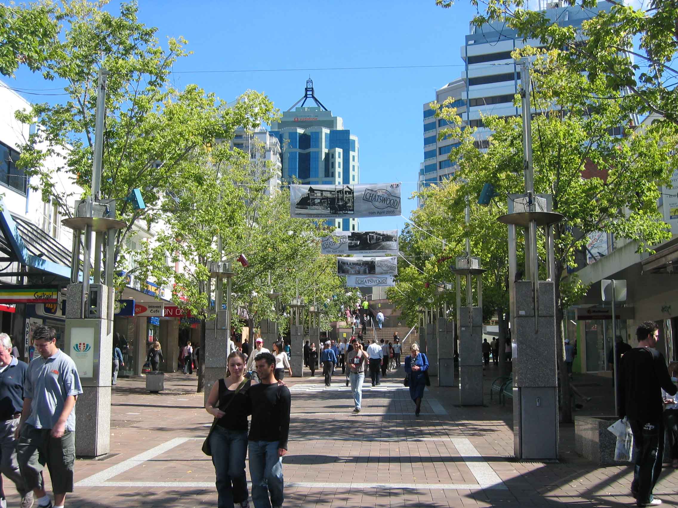 Chatswood, New South Wales - Pedestrian Mall